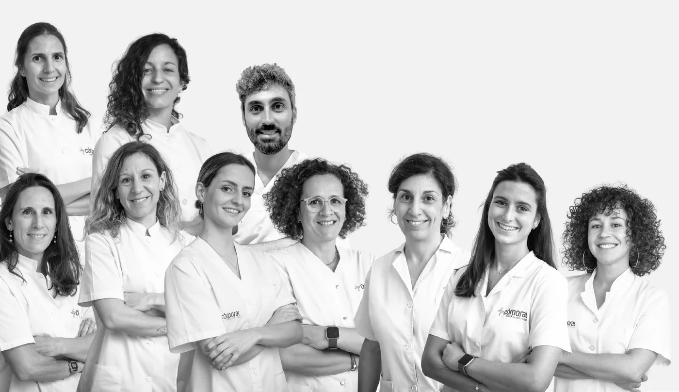 Equipo de fisioterapeutas de Córporal Fisiocenter